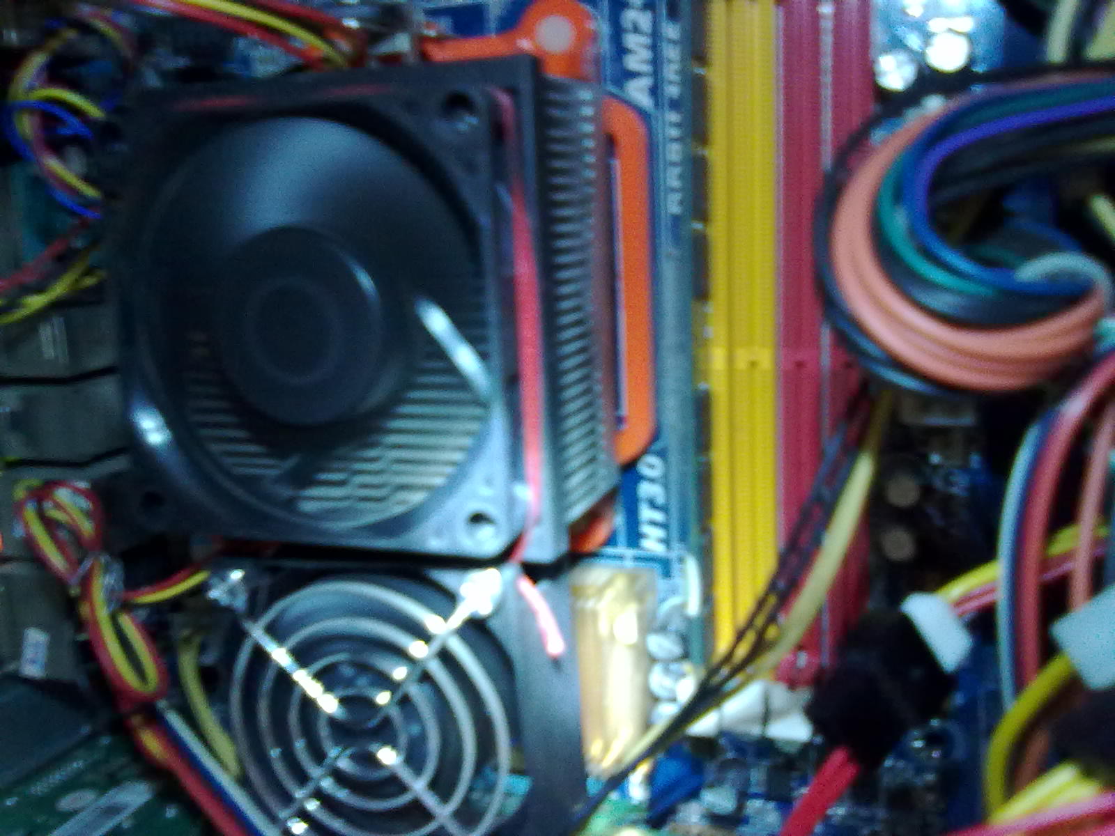 AMD8450的原装散热铝块