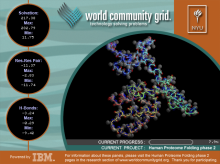 WCG 子项目 Human Proteome Folding 2 屏幕保护图形