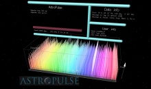 Astropulse 运行时的屏保图形